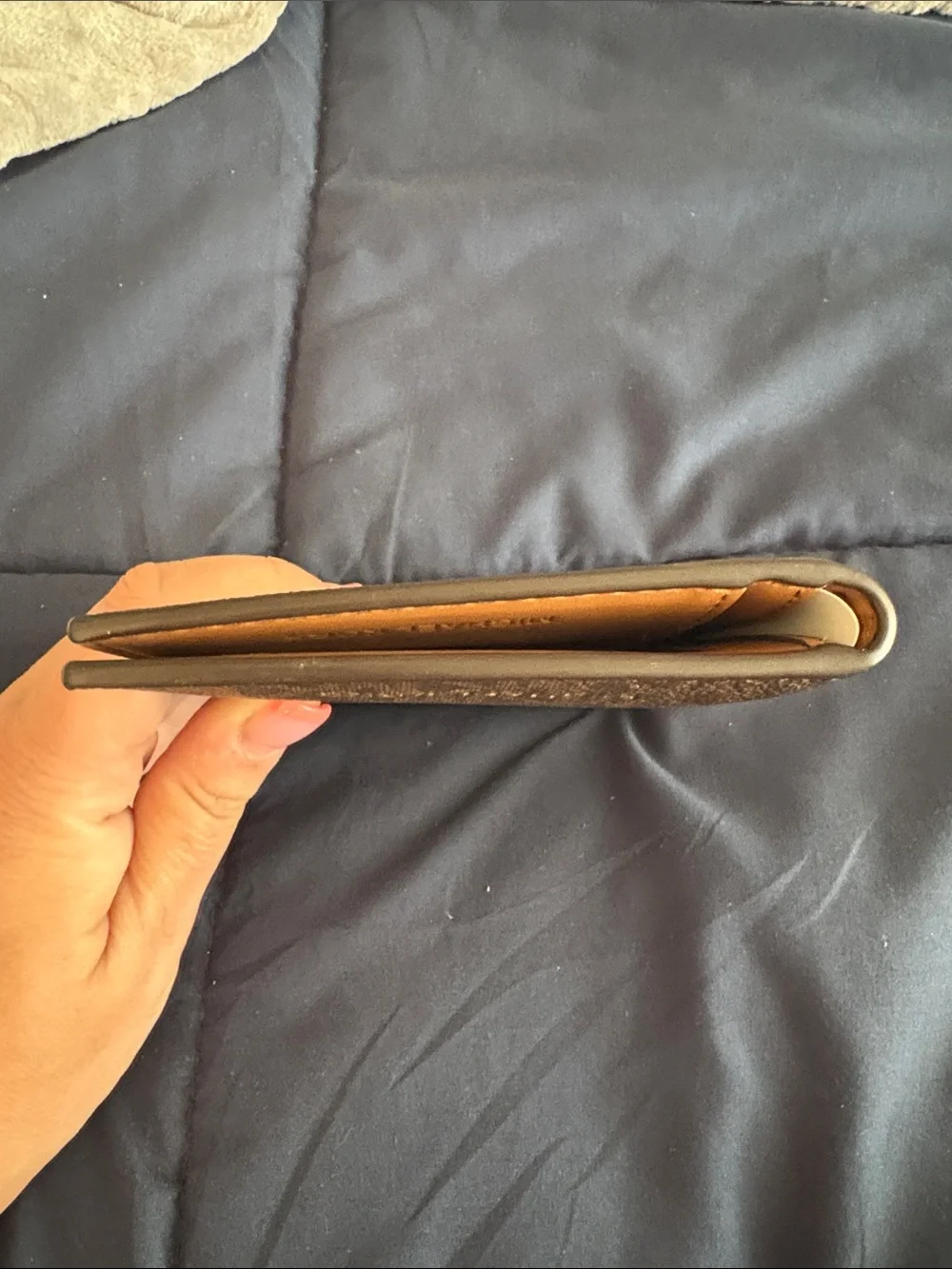 NWOT Michael Kors Brown Signature Passport/wallet